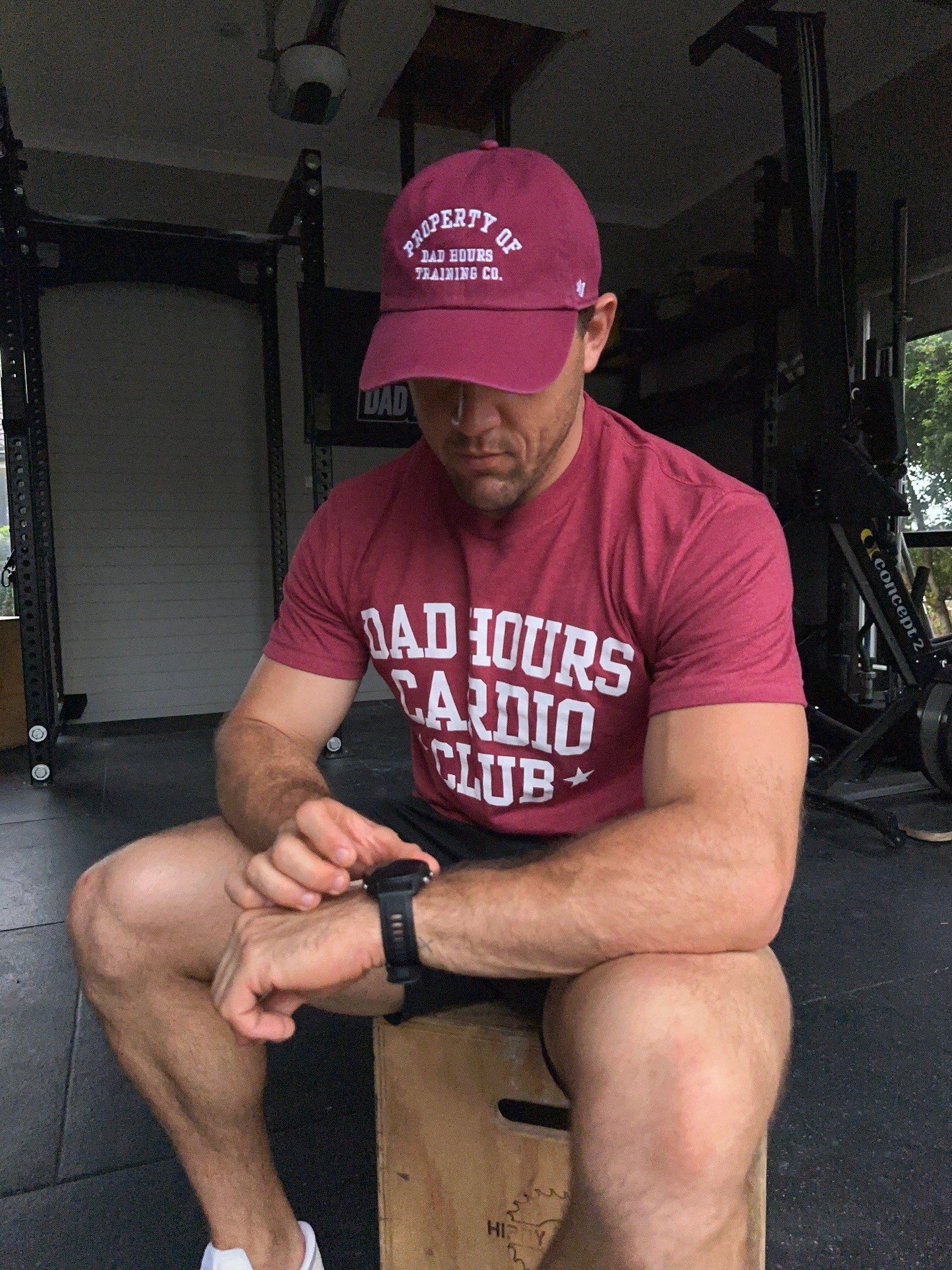 Property of Dad Cap cardinal
