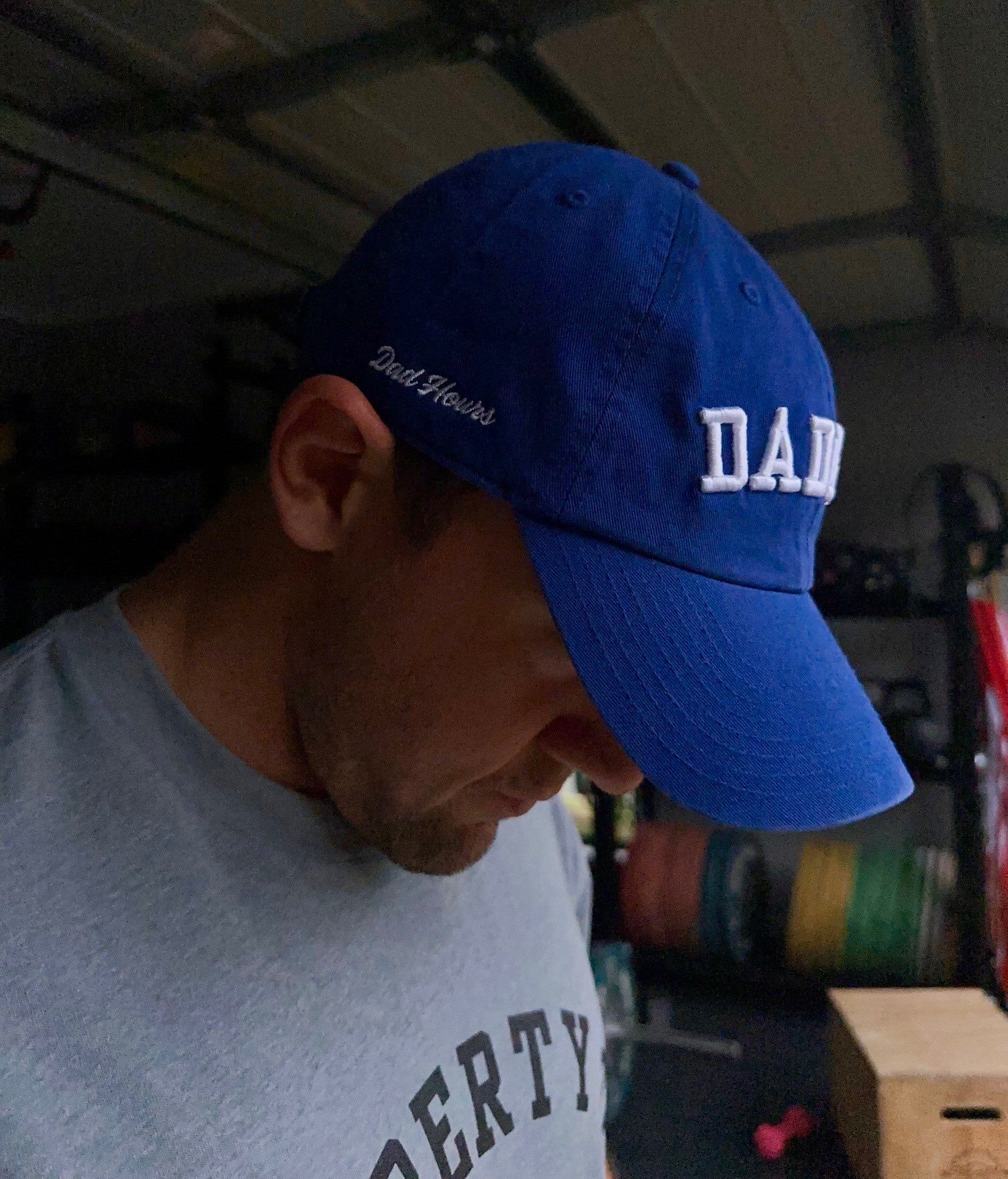 DB Dad Cap royal blue