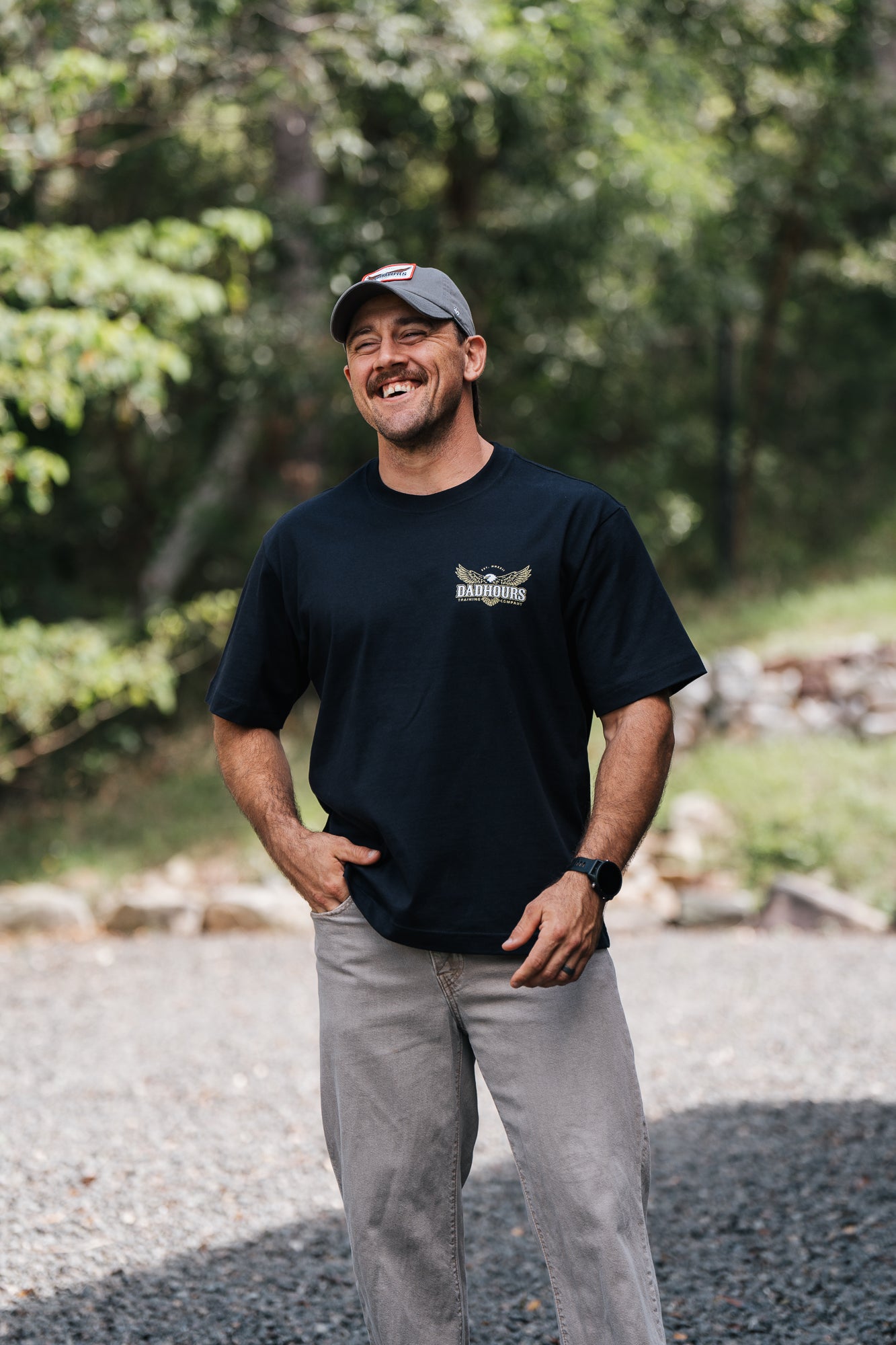 Dad Boxy tee - Free Bird