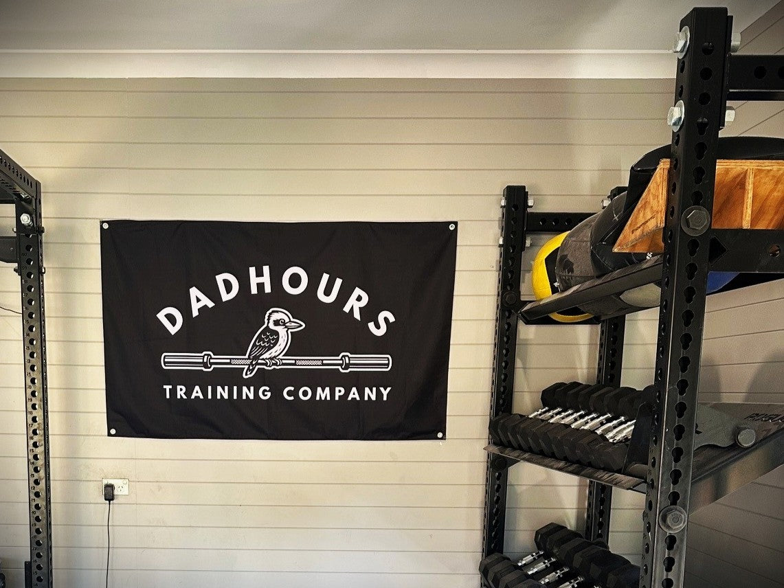 Dad Hours Gym Banner