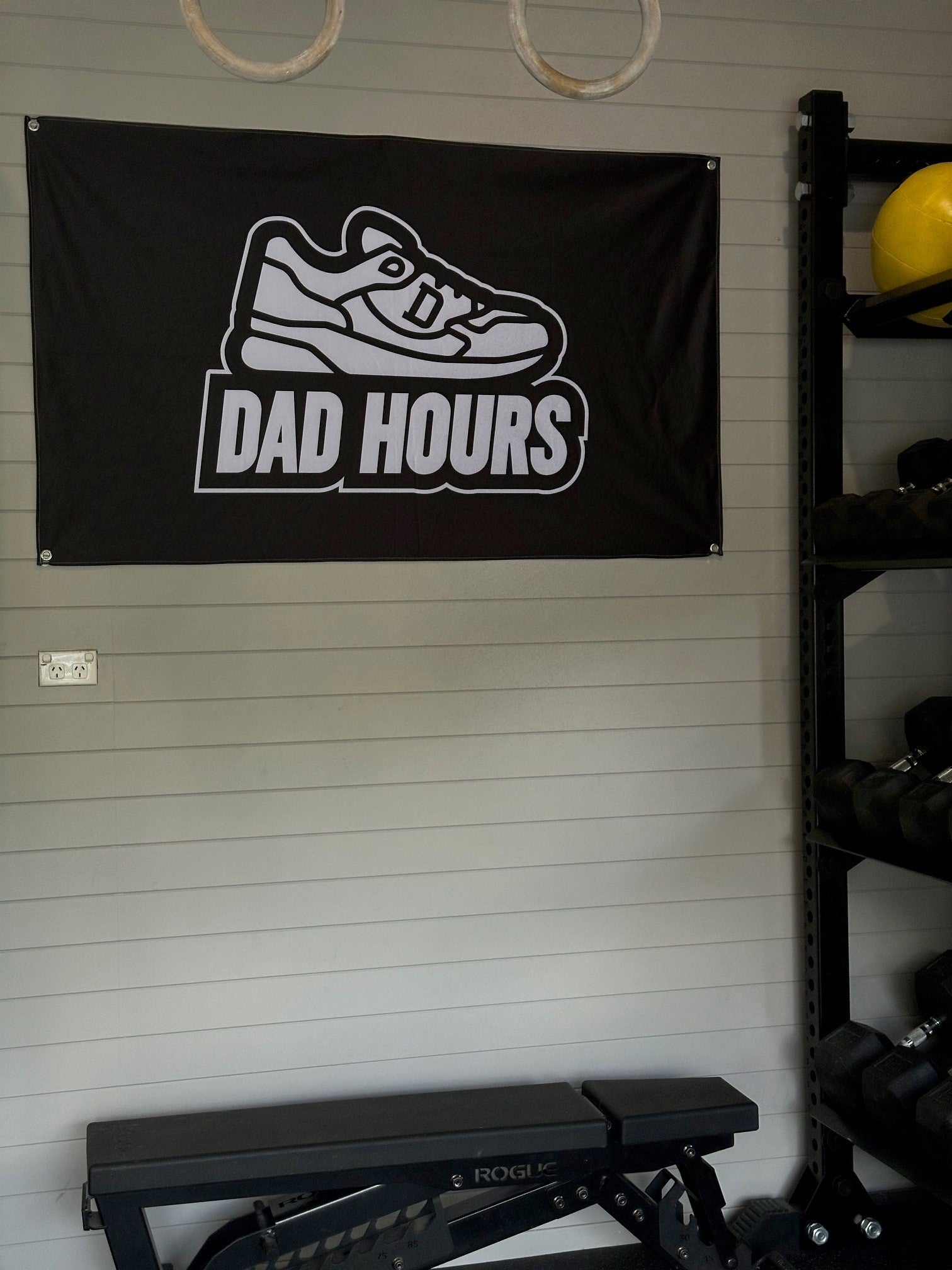 Dad Hours Gym Banner