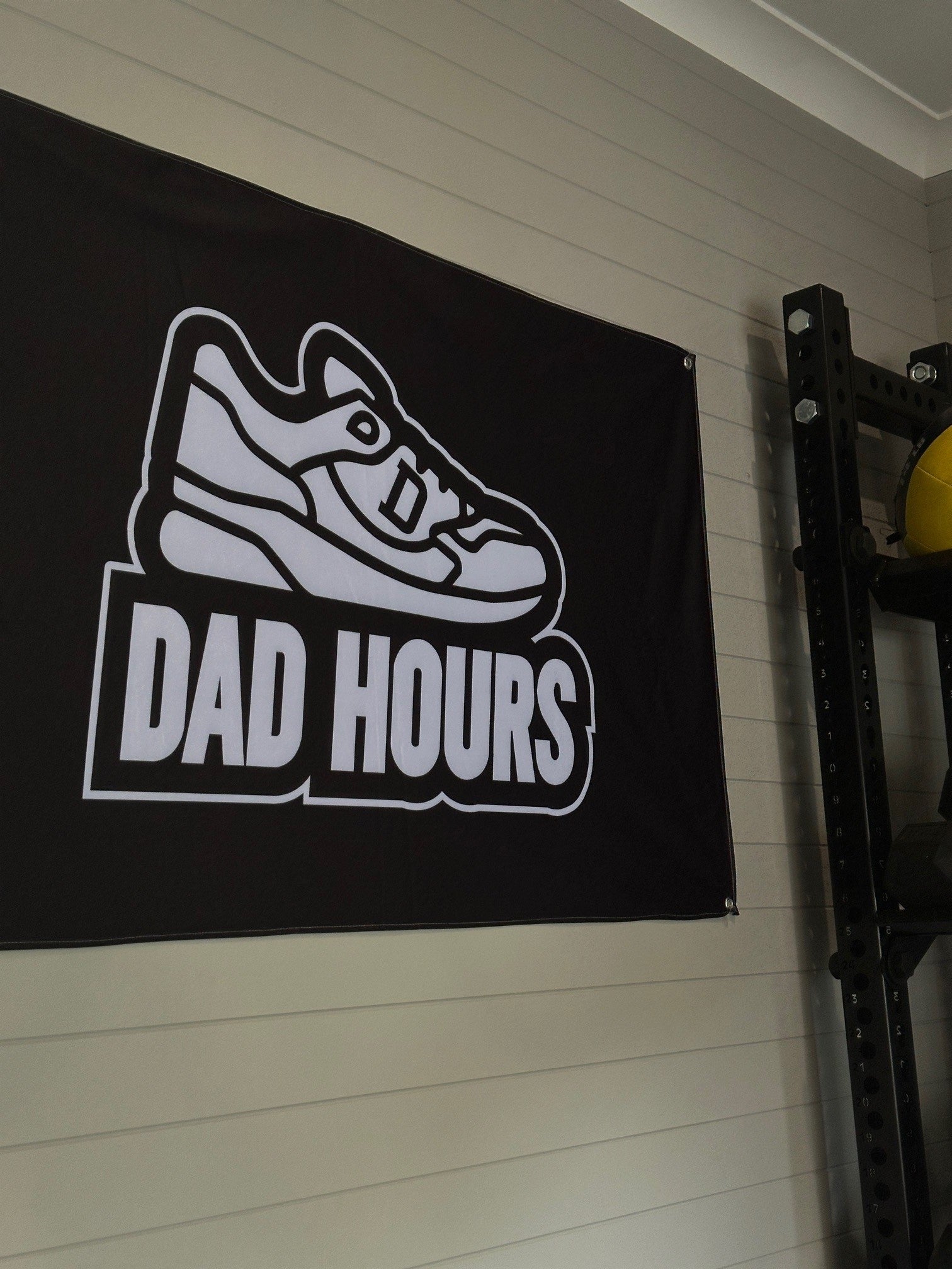 Dad Hours Gym Banner