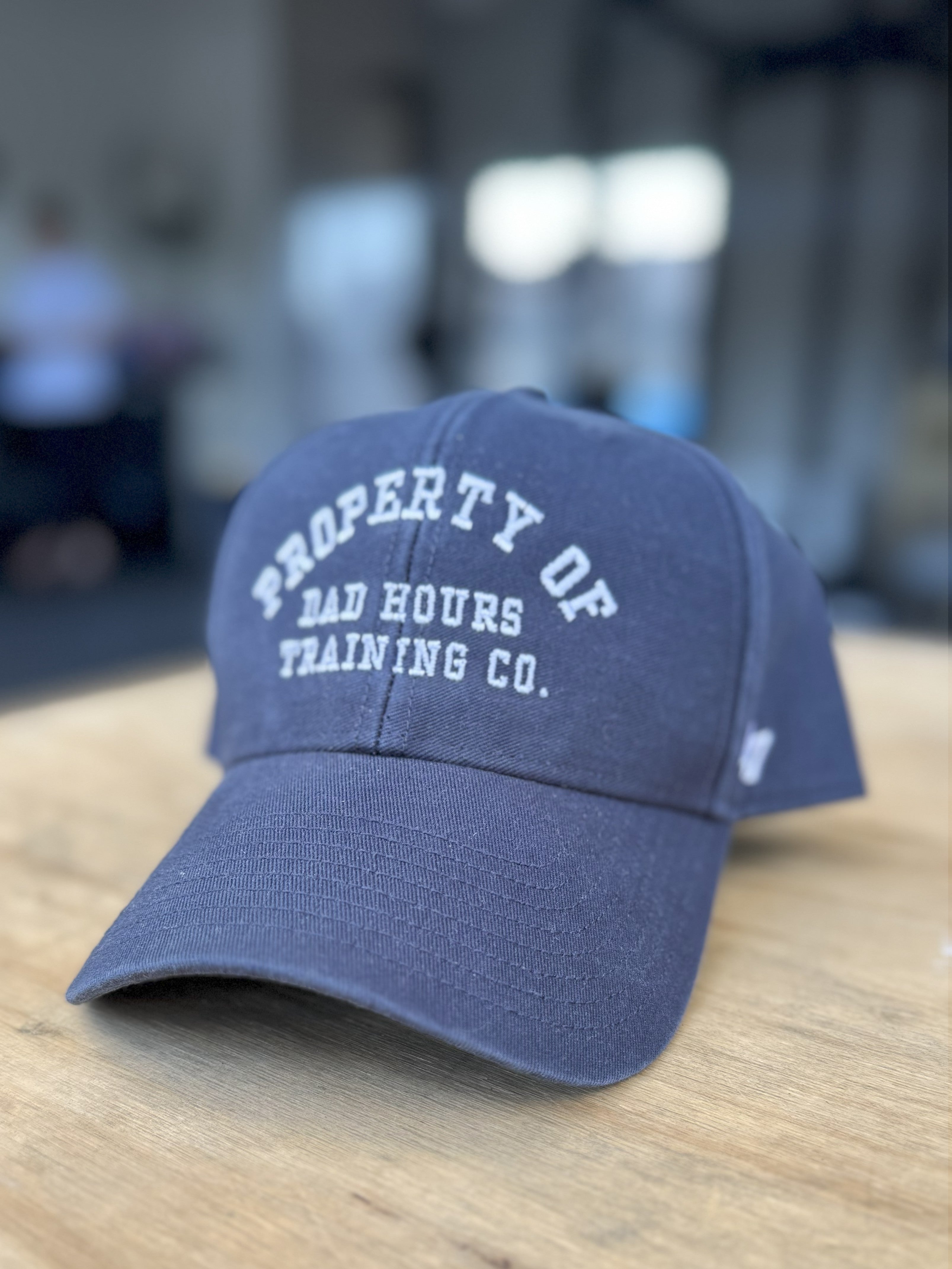 Property of Dad Cap Navy Blue