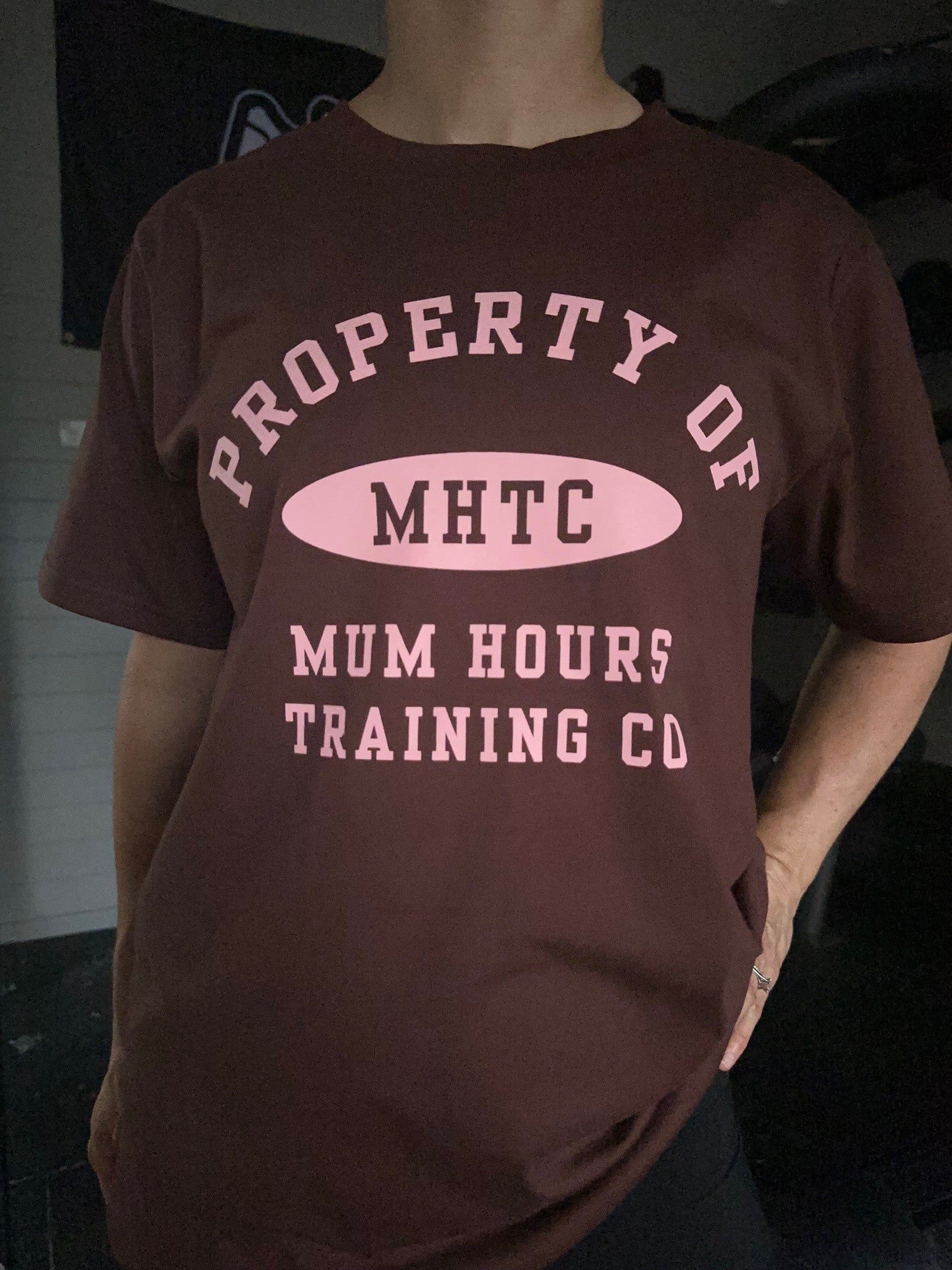 Property of Mum Hours boyfriend tee
