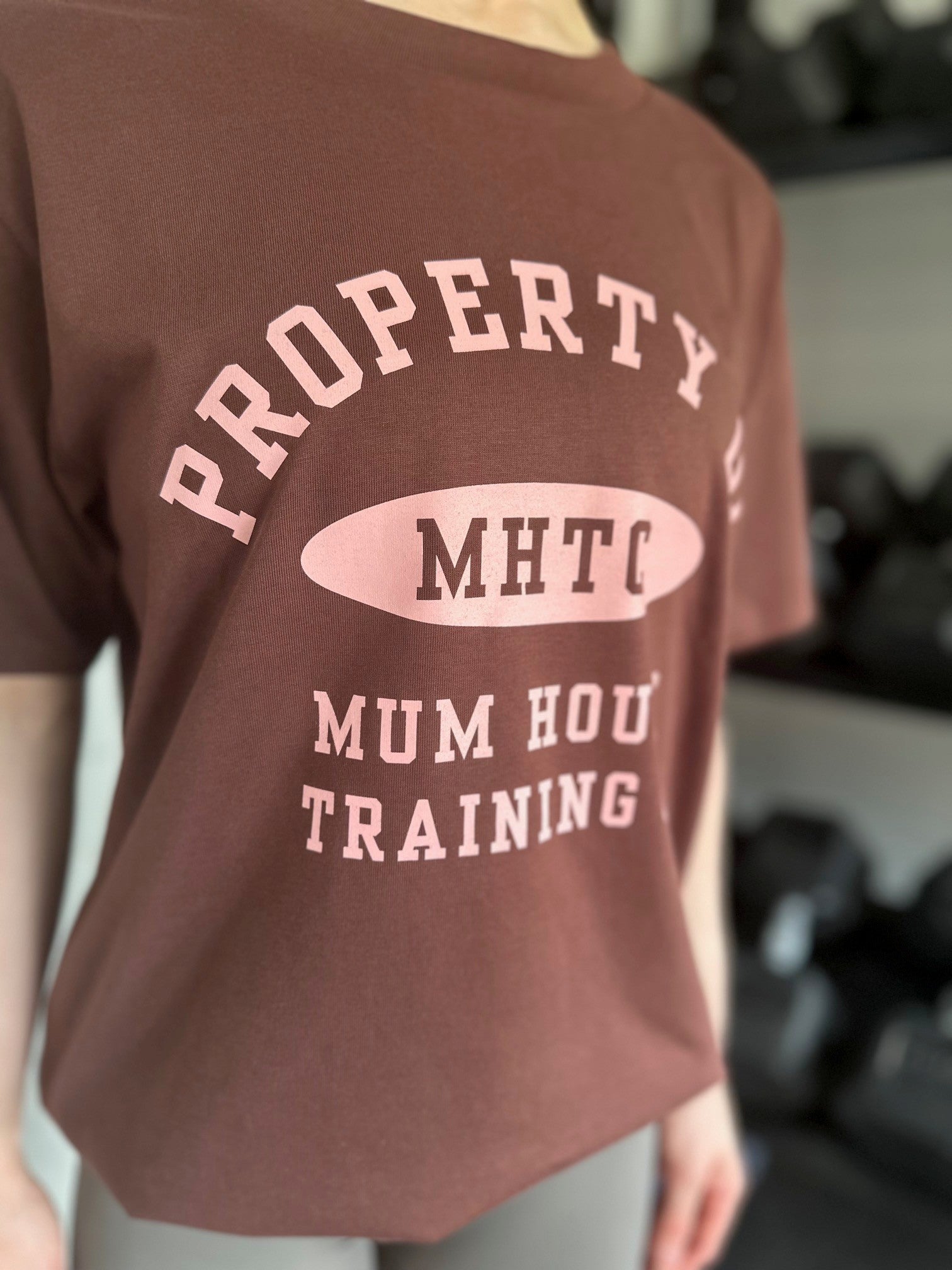 Property of Mum Hours boyfriend tee