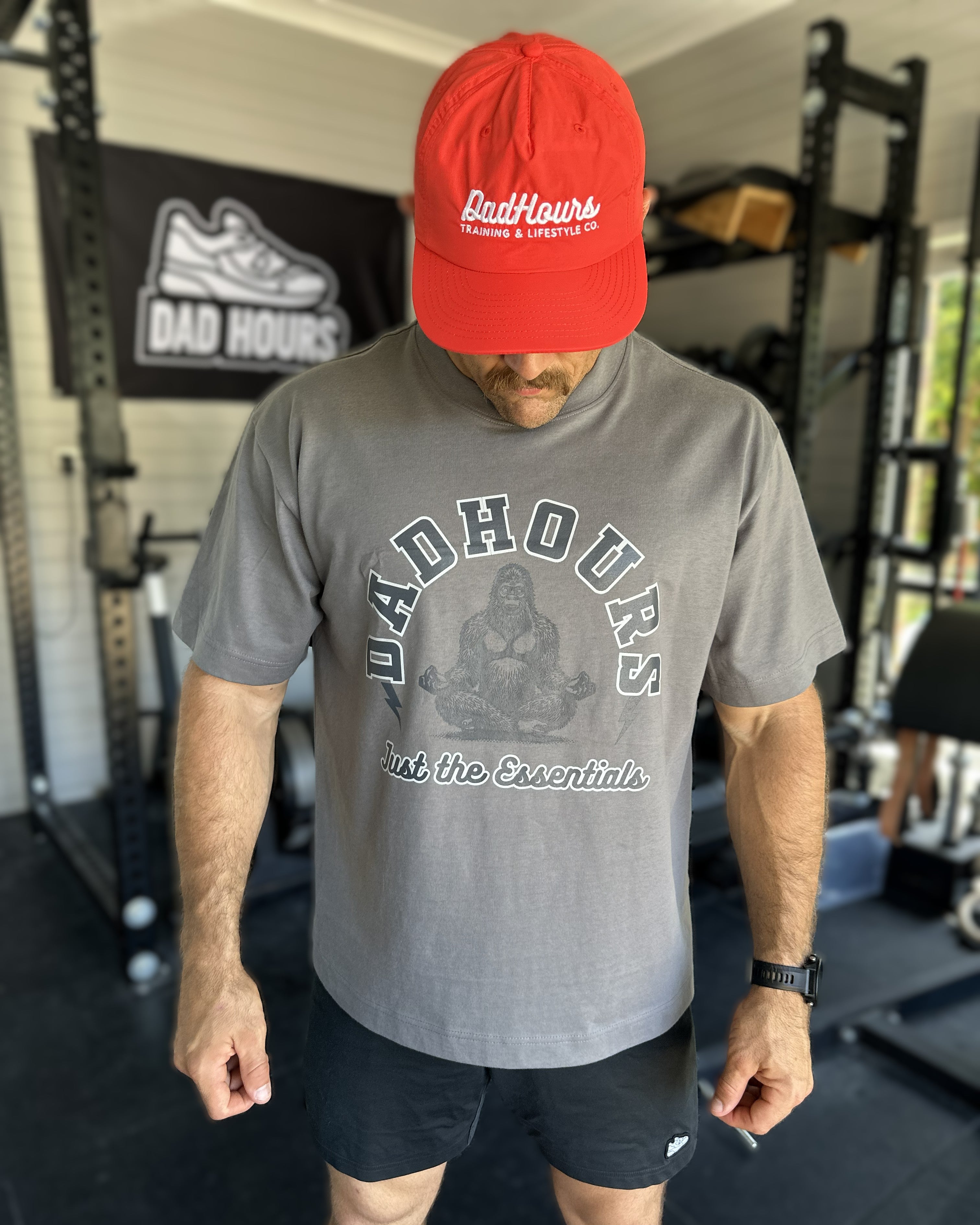 Run Cap - Red and white