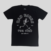 Run Club tee-Black and White