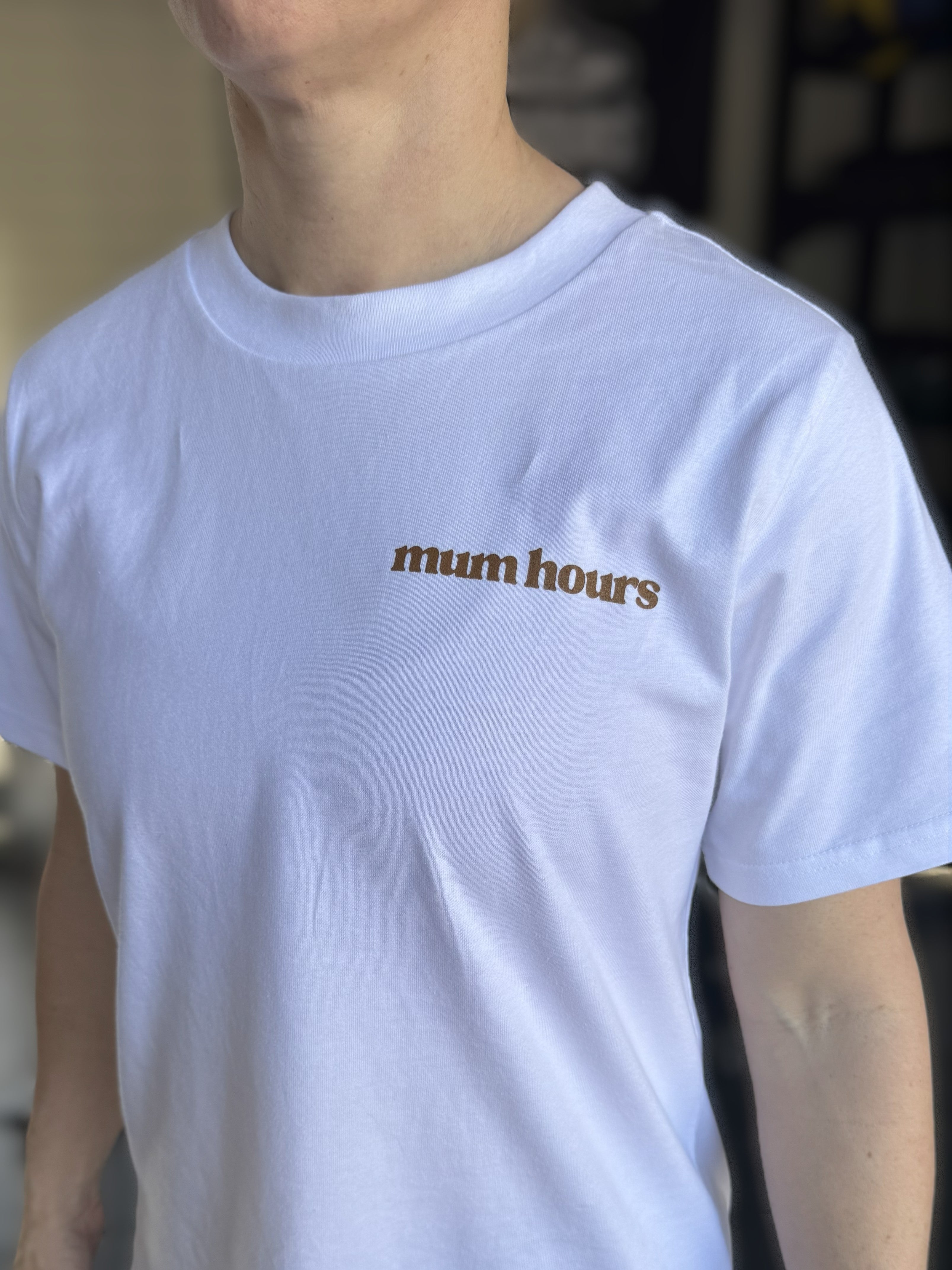 Mum Hours Naval Adventure Tee - White