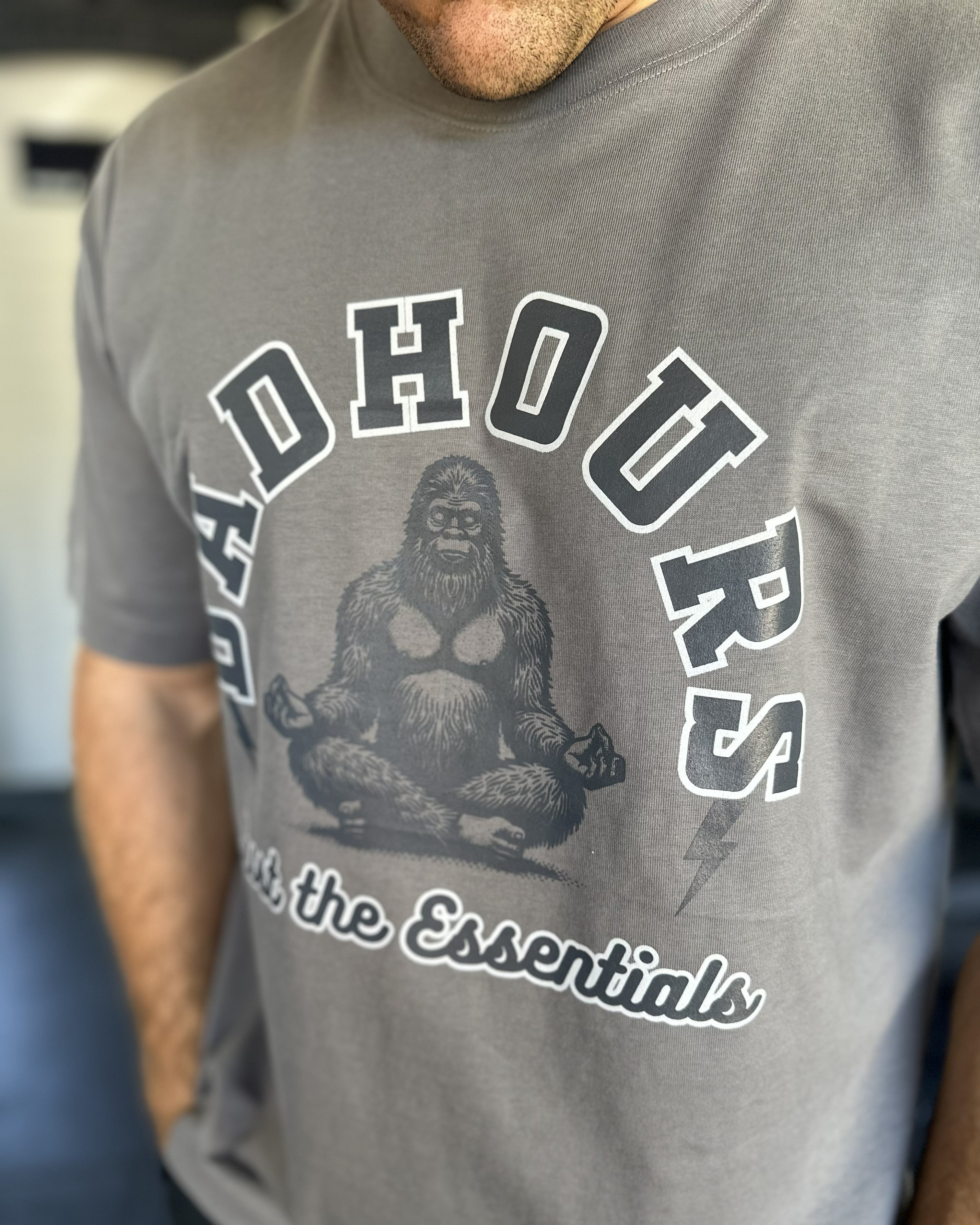 Dad Boxy tee - Sasquatch