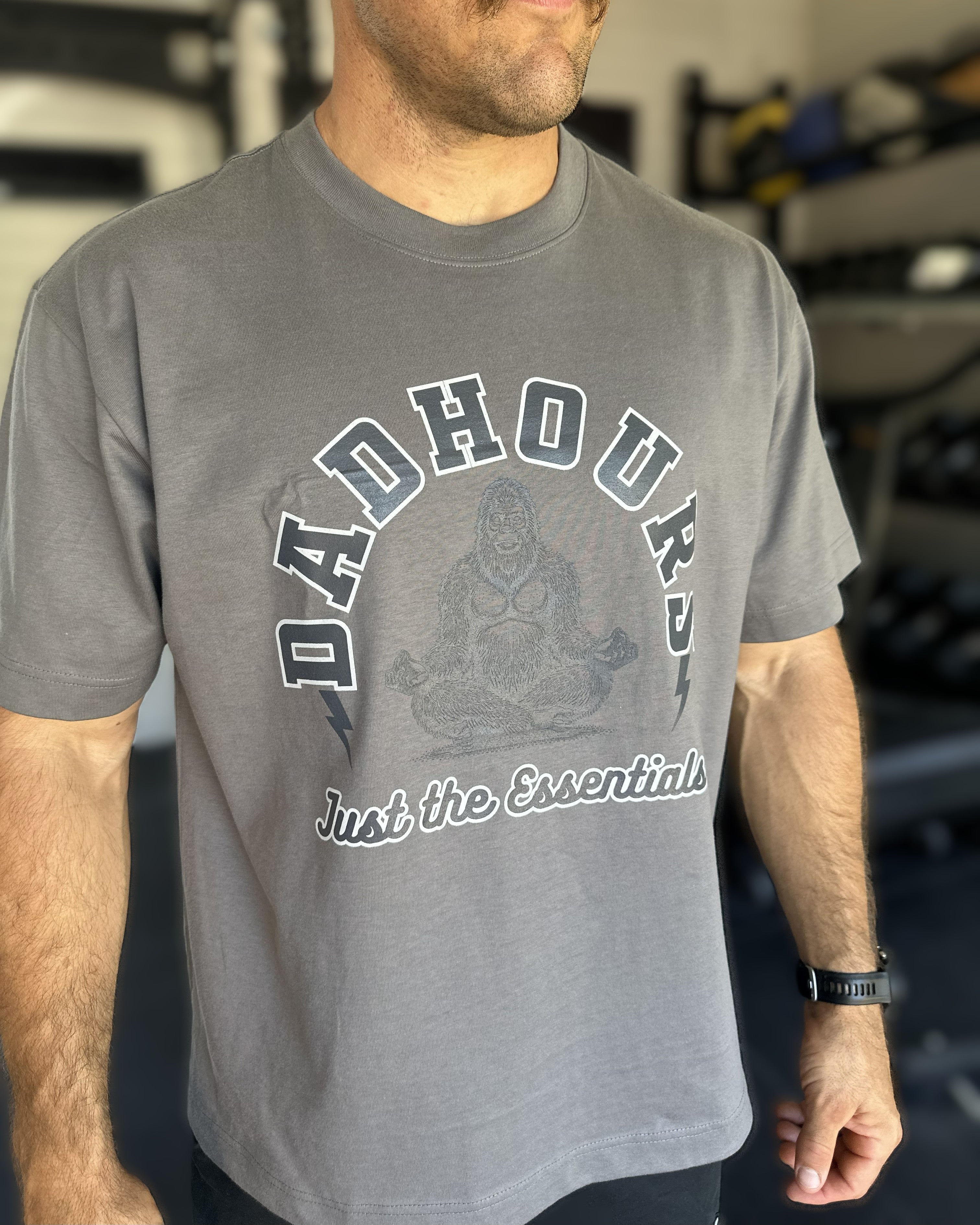 Dad Boxy tee - Sasquatch